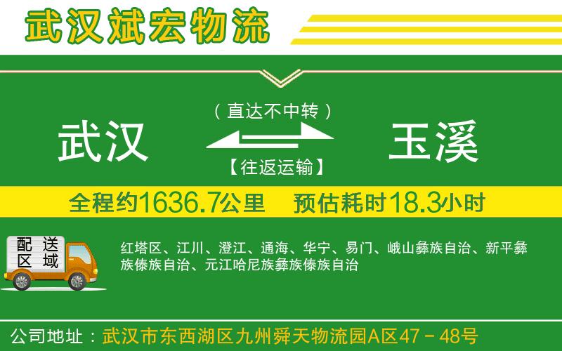 武漢到玉溪物流公司