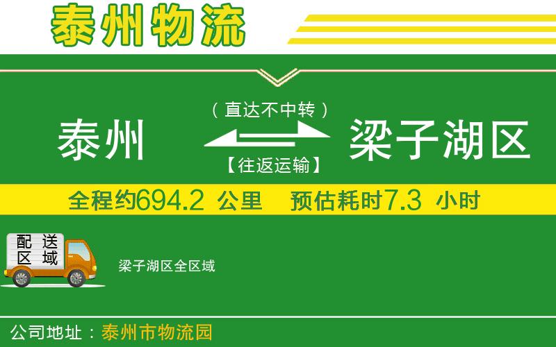 泰州到梁子湖區(qū)物流公司