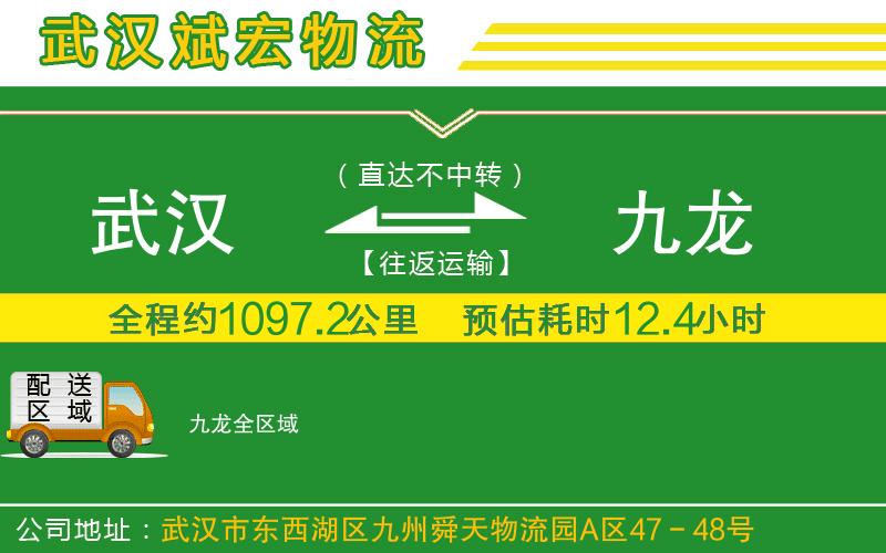 武漢到九龍物流專線