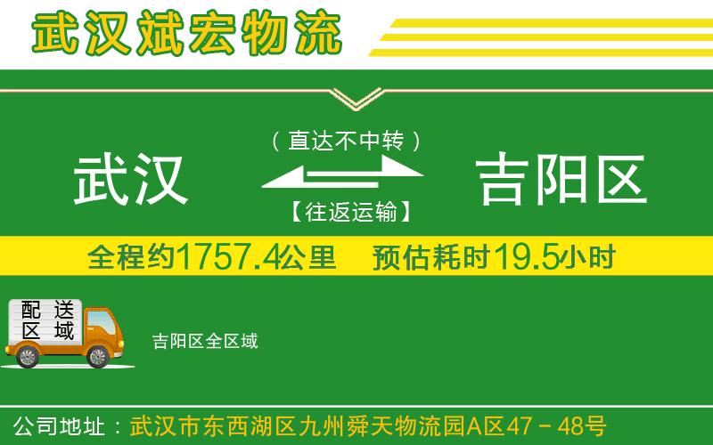 武漢到吉陽(yáng)區(qū)貨運(yùn)公司