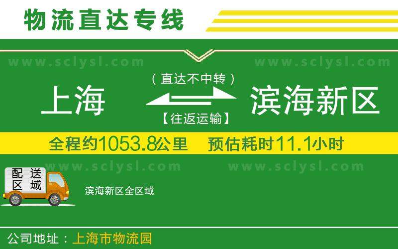 上海到濱海新區(qū)物流專線