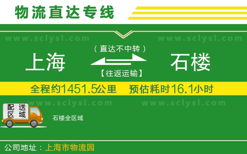 上海到石樓物流專線