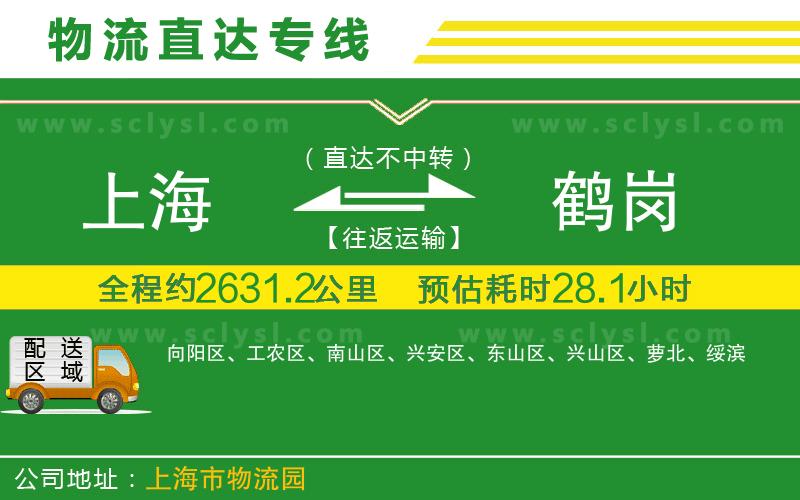 上海到鶴崗物流專線