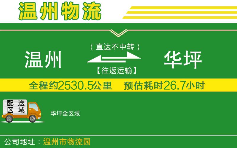 溫州到華坪貨運公司