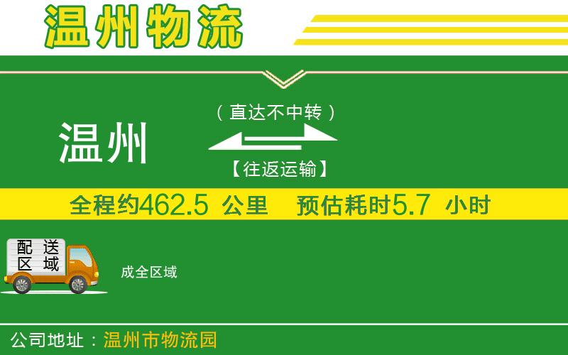 溫州到成貨運專線