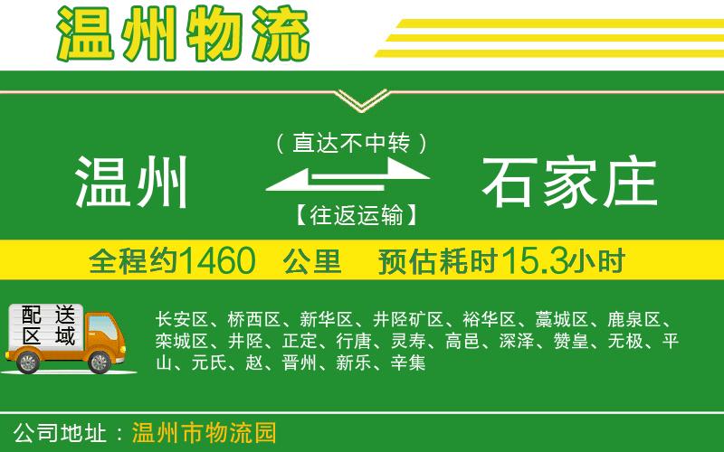 溫州到石家莊貨運(yùn)專(zhuān)線(xiàn)